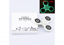 Fidget Spinner - Grå / Självlysande