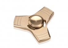 Triblade Spinner - Metall Guld